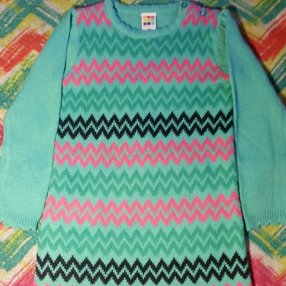 Healthtex toddler girls sweater dress. Size 5T